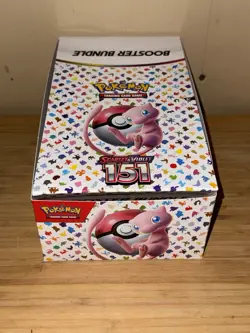 Pokemon Scarlet & Violet EMPTY 151 Booster Bundle Display BOX ONLY - Image 1