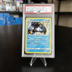 Pokemon Empoleon - 34/156 - Sun & Moon - Ultra Prism - Cracked Ice Holo - PSA 8 - Image 1