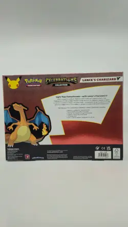 Pokemon TCG: Celebrations Collection Box Lance's Charizard V Sealed 820650809392 - Image 2
