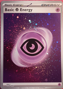 Pokemon 151: Psychic Energy SVE EN 005 Holo Swirl Secret Rare - NM - Image 1