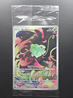 Pokemon Bulbasaur 133/132 English Mega Evolution Stamped Promo SEALED - Image 1