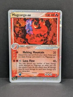 Magcargo ex 95/97 Dragon Holo Ultra Rare Pokemon TCG Nintendo MP+ - Image 1