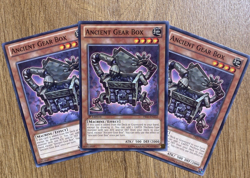 3x Ancient Gear Box | Full Playset | PRIO-EN032 | Common | 1st Ed | YuGiOh | NM - Image 1