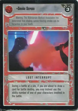 Star Wars CCG Cloud City Card Smoke Screen - Image 1
