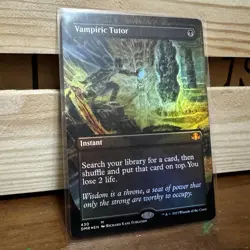 Vampiric Tutor (Borderless) -Foil Near Mint MTG Dominaria Remastered 430 - Image 3