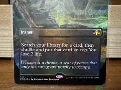 Vampiric Tutor (Borderless) -Foil Near Mint MTG Dominaria Remastered 430 - Image 4