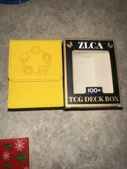 ZLCA TCG Yellow Deck 100 Card Box For Card Games Or Collection Storage NEW - Image 3