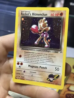 #2 Rocket's Hitmonchan 11/132 Gym Heroes 2000 Holo Rare WOTC Pokemon Card TCG - Image 4