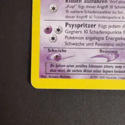 Pokemon TCG Karte - Dunkles Psiana 4/105 Holo Rare Neo Destiny Deutsch - Image 4