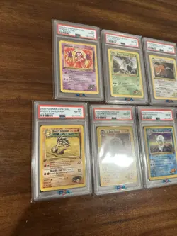 Pokemon 1st Edition Gym Challenge PSA 8 Set - 7 Cards Total - Image 3