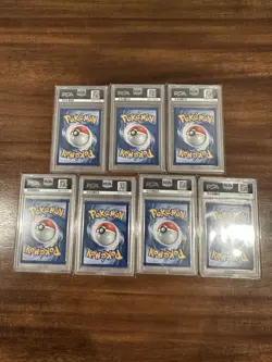 Pokemon 1st Edition Gym Challenge PSA 8 Set - 7 Cards Total - Image 4