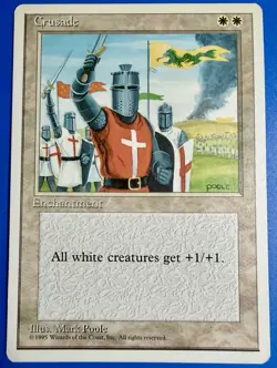 1 BANNED MTG Magic The Gathering Crusades | Fourth Edition 4ED | NM - Image 1