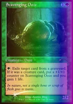MTG Magic the Gathering Scavenging Ooze (5/9) Love Your LGS 2021 NM FOIL - Image 1