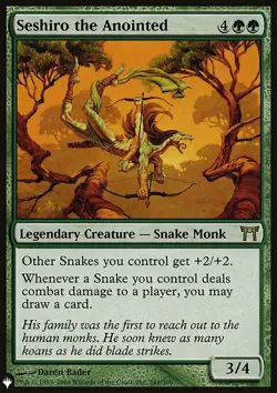 MTG Magic the Gathering Seshiro the Anointed (701/1104) The List LP - Image 1