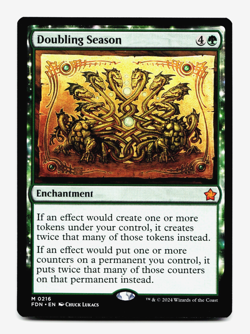Doubling Season [Foundations] Magic MTG - Mythic FDN NM 🌳 - Image 1