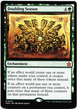 Doubling Season [Foundations] Magic MTG - Mythic FDN NM 🌳 - Image 3