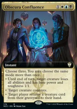 MTG Obscura Confluence (176/485) Streets of New Capenna Commander LP - Image 1