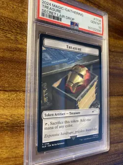MTG✨TREASURE Token✨SLD X MARVEL Iron Man PSA 10 TOKEN ARTIFACT 2024 POP 5 ! - Image 3