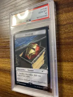 MTG✨TREASURE Token✨SLD X MARVEL Iron Man PSA 10 TOKEN ARTIFACT 2024 POP 5 ! - Image 4