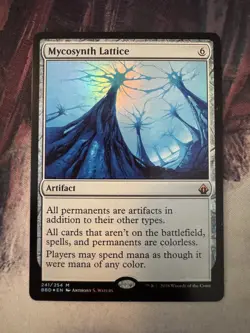 MTG Mycosynth Lattice Battlebond 241/254 FOIL Mythic NM - Image 1