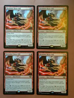 4x Slickshot Show-Off **NEAR MINT** **UNPLAYED** MTG - Image 1