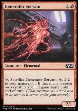 MTG Magic the Gathering Generator Servant (143/298) Magic 2015 NM - Image 1