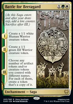 MTG Magic the Gathering Battle for Bretagard (203/461) Kaldheim NM - Image 1