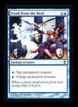 * * 1x Freed from the Real x1 * * Saviors of Kamigawa MTG NM Near Mint - Image 1