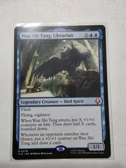 MTG Avatar The Last Airbender Wan Shi Tong Librarian #78 Mythic - Image 1