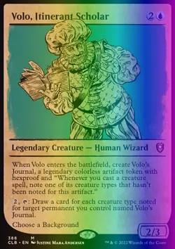 Volo, Itinerant Scholar (388/1023) CLB LP FOIL - Image 1