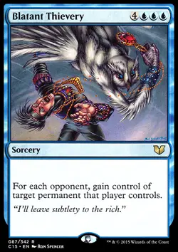 MTG Magic the Gathering Blatant Thievery (87/367) Commander 2015 LP - Image 1