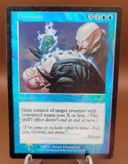 FOIL Dominate x1 MTG Nemesis Magic Damaged DMG English - Image 1