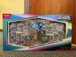 Pokemon S&V Prismatic Evolutions Lucario Ex & Tyranitar Ex Premium Collections - Image 1