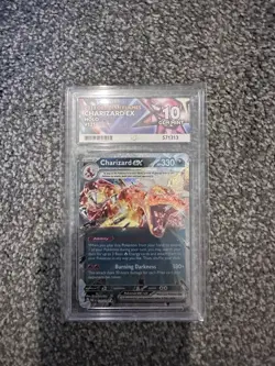 Pokemon Charizard EX TCG Card Obsidian Flames 125/197, Ace 10 - Image 1