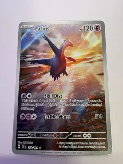 Pokemon TCG Latios 203/191 S&V Surging Sparks FA Illustration Rare Holo - Image 1