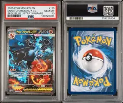 Pokemon Mega Charizard X Ex SIR 125/094 Phantasmal Flames PSA 10 - Image 3