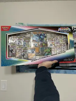 Pokemon Prismatic Evolution Lucario & Tyranitar EX Premium Collection New In Box - Image 2