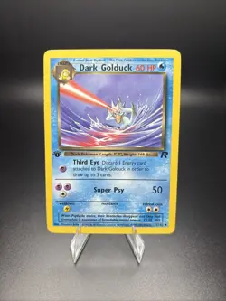 Pokemon TCG 1st Edition Dark Golduck 37/82 Team Rocket 2000 VTG WOTC NM - Image 1