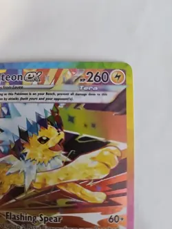 Jolteon ex 153/131 Special Illustration Rare SV Prismatic Evolutions Pokemon NM - Image 4