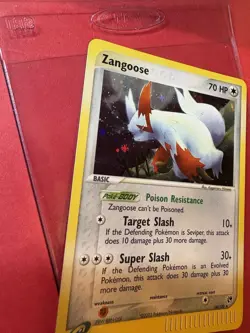 💥 Zangoose Holo Foil 14/100 2003 Pokemon TCG EX Sandstorm Holo Rare - Image 4