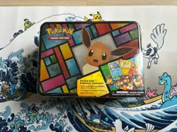 Pokemon TCG - Eevee Collector's Chest Lunchbox Tin 2021 FACTORY SEALED! 820650809514 - Image 1