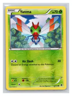 Pokemon TCG Yanma 3/119 XY - Phantom Forces Reverse Holo LP - Image 1