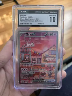 Pokemon Mew ex 151 Ultra-Premium Coll. Full Art Promo SVP EN 053 CGC 10 Gem Mint - Image 3