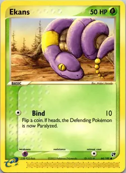 Ekans 64/100 Sandstorm Pokemon TCG LP / NM - Image 1