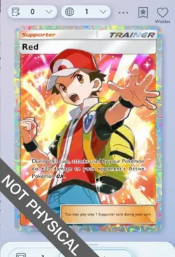 Pokemon TCG POCKET - Red Full Art 2⭐, Shining Revelry, English - Image 1