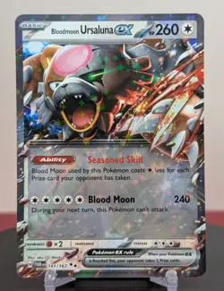Pokemon Bloodmoon Ursaluna ex #141/167 English Twilight Masquerade - Image 1