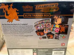 (Hole in plastic wrapping) Pokemon TCG: Champion's Path Elite Trainer Box 820650805455 - Image 3
