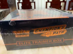 (Hole in plastic wrapping) Pokemon TCG: Champion's Path Elite Trainer Box 820650805455 - Image 5