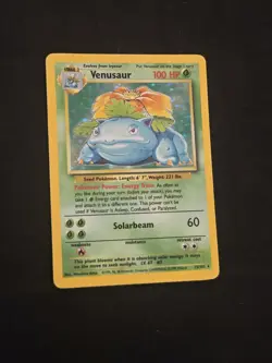 Pokemon TCG - Venusaur 15/102 - Holo Unlimited - Base Set Unlimited WOTC LP-/MP - Image 3