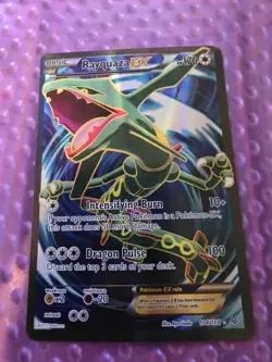 Pokemon XY Roaring Skies Rayquaza EX 104/108 Full Art Ultra Rare LP - Image 1